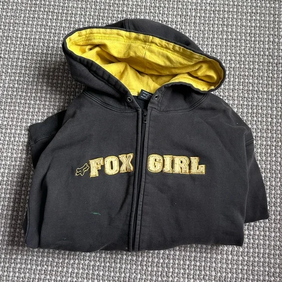 🌙Fox Racing Zip Up Vintage Jacket! - Picture 1 of 8